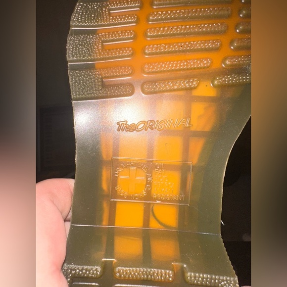 Dr. Martens Doc’s Originals Boots 1460 W Lace Up SMOOTH LEATHER Black SZ US L 9 - Picture 3 of 7